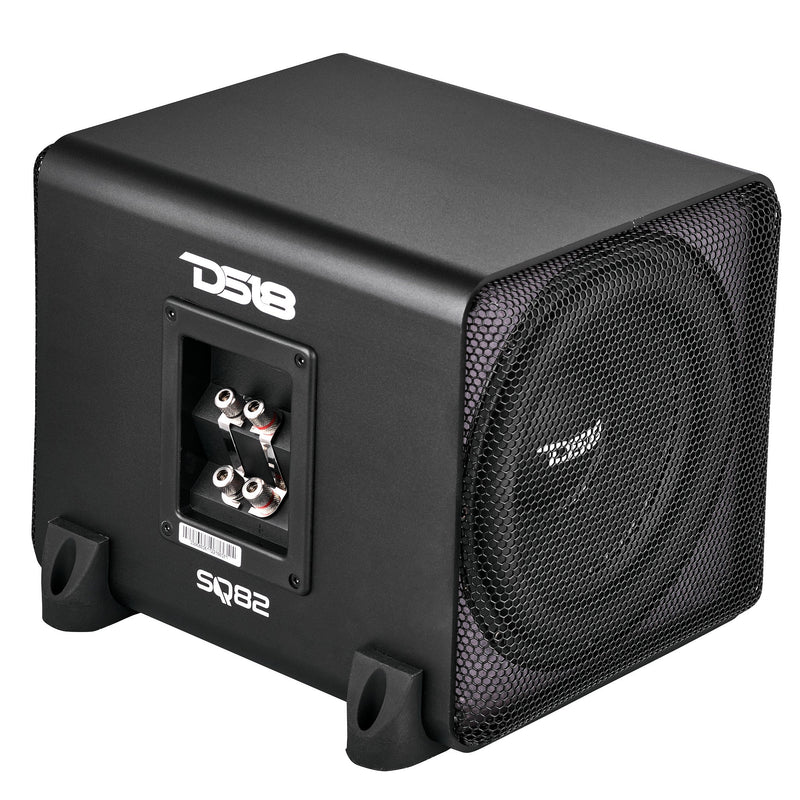 Load image into Gallery viewer, Dual 8" Loaded High End Aluminum Subwoofer Enclosure 300 Watts Rms