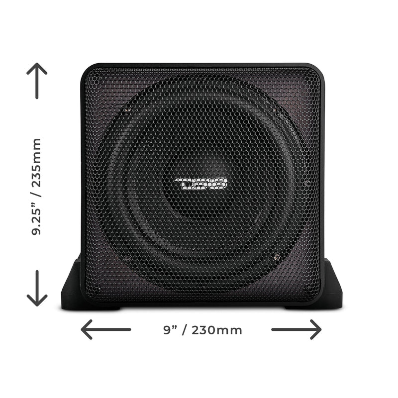 Load image into Gallery viewer, Dual 8" Loaded High End Aluminum Subwoofer Enclosure 300 Watts Rms