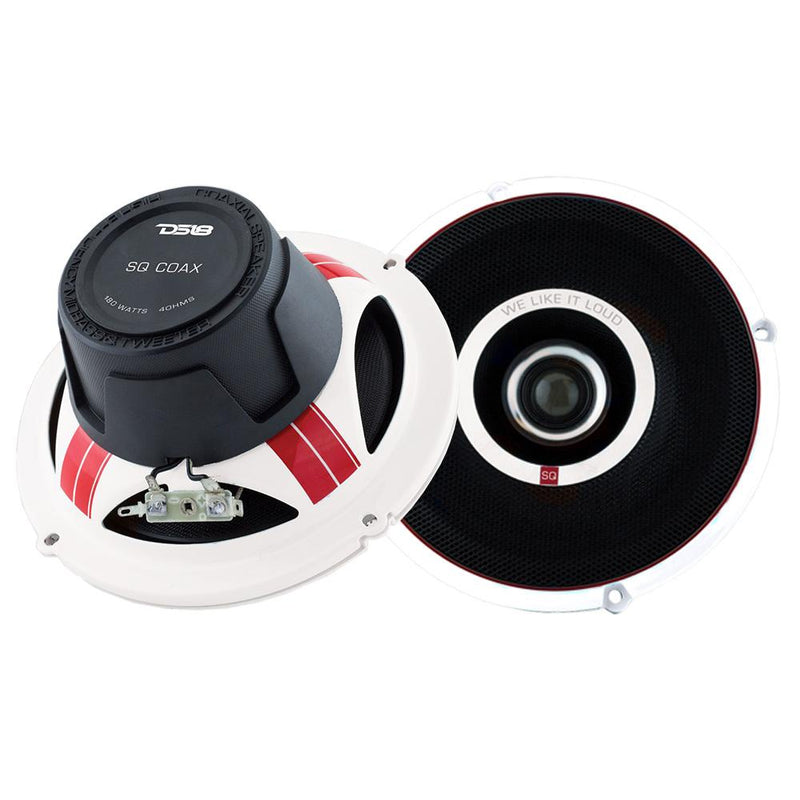 Load image into Gallery viewer, DS18 SQCOAX 6.5" 2 Way Coaxial Speaker 180 Watts
