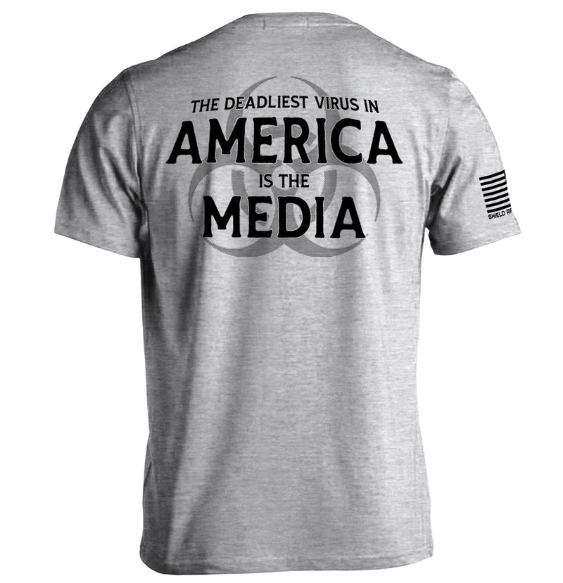 Load image into Gallery viewer, The Deadliest Virus in America is the Media (Black)