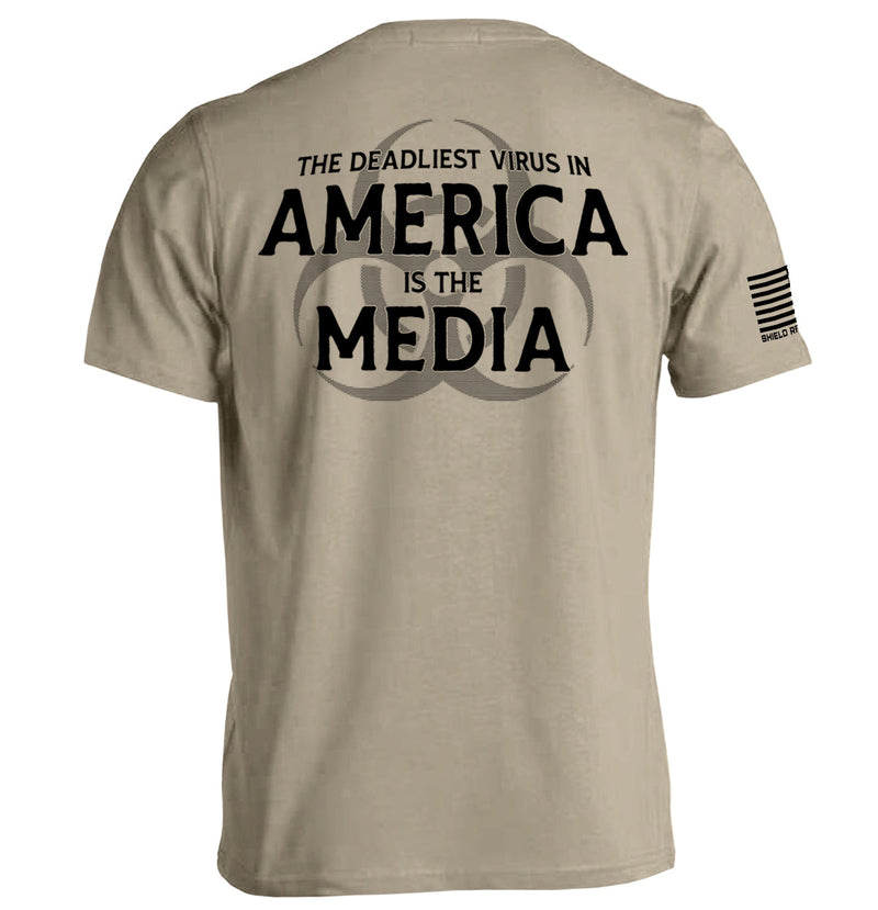 Load image into Gallery viewer, The Deadliest Virus in America is the Media (Black)