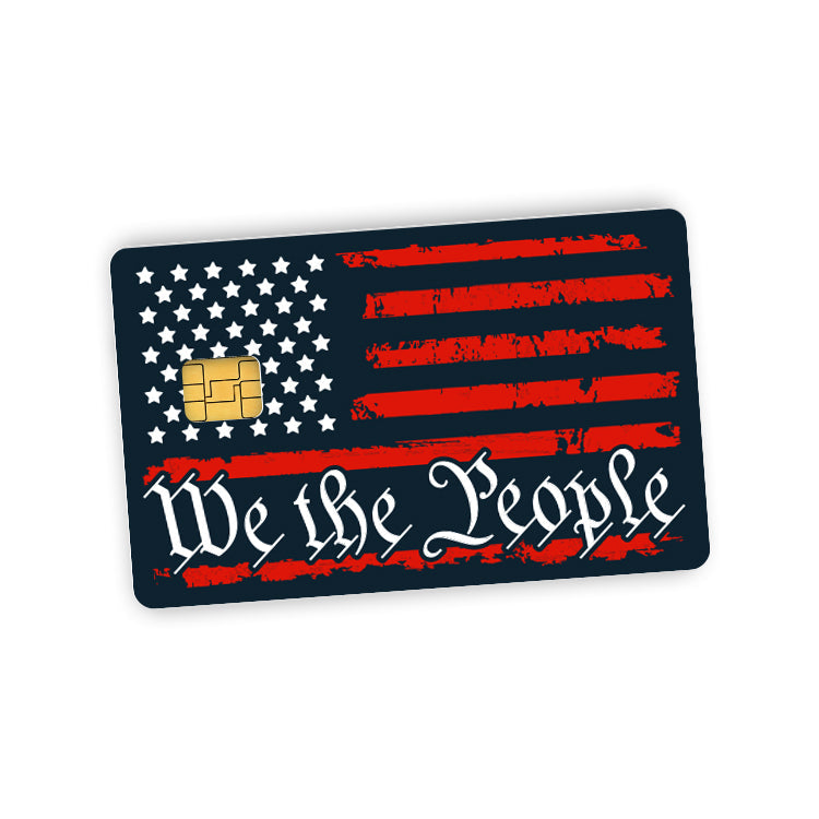 Load image into Gallery viewer, We The People Flag Credit Card Skin Decal