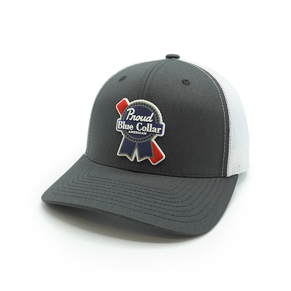 Load image into Gallery viewer, Proud Blue Collar American Hat PVC Patch