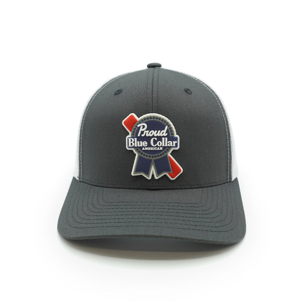 Load image into Gallery viewer, Proud Blue Collar American Hat PVC Patch