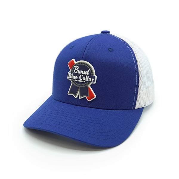 Load image into Gallery viewer, Proud Blue Collar American Hat PVC Patch