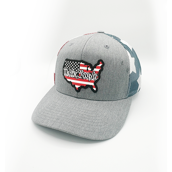 Load image into Gallery viewer, USA Constitution Flag PVC Patch Hat