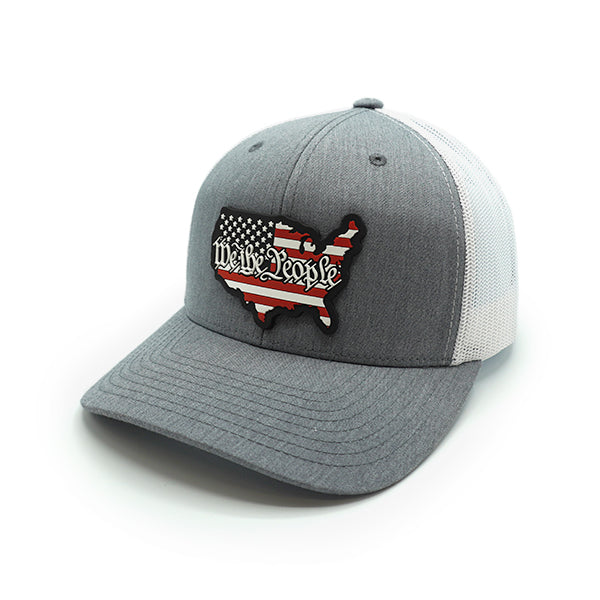 Load image into Gallery viewer, USA Constitution Flag PVC Patch Hat