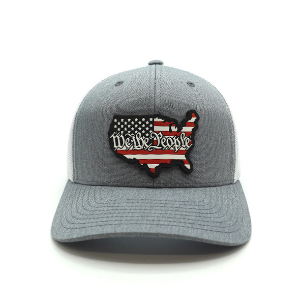 Load image into Gallery viewer, USA Constitution Flag PVC Patch Hat