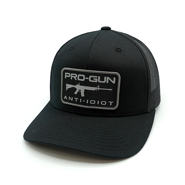 Load image into Gallery viewer, Pro Gun Anti Idiot Woven Patch Hat