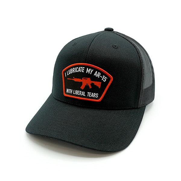 Load image into Gallery viewer, I Lubricate my AR15 Woven Patch Hat