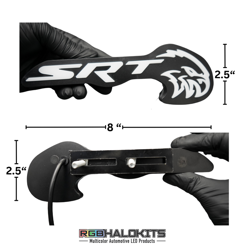 Load image into Gallery viewer, SRT Trackhawk Hellhawk LED Emblem: (Multicolor Flow)