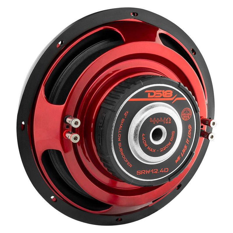 Load image into Gallery viewer, SRW Shallow-Mount 12" Subwoofer 220 Watts Rms DVC 4-Ohm