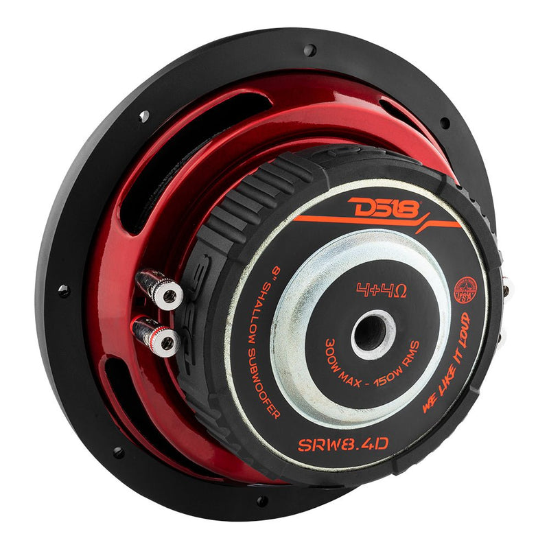 Load image into Gallery viewer, SRW Shallow-Mount 8" Subwoofer 150 Watts Rms DVC 4-Ohm
