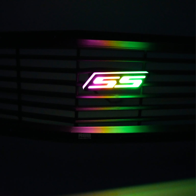Load image into Gallery viewer, SS LED Emblem Badge: Multicolor Flow (for Chevrolet)