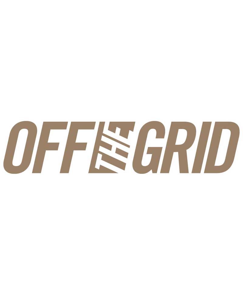 Load image into Gallery viewer, OFF THE GRID Solid Logo Decal - 7 Colors