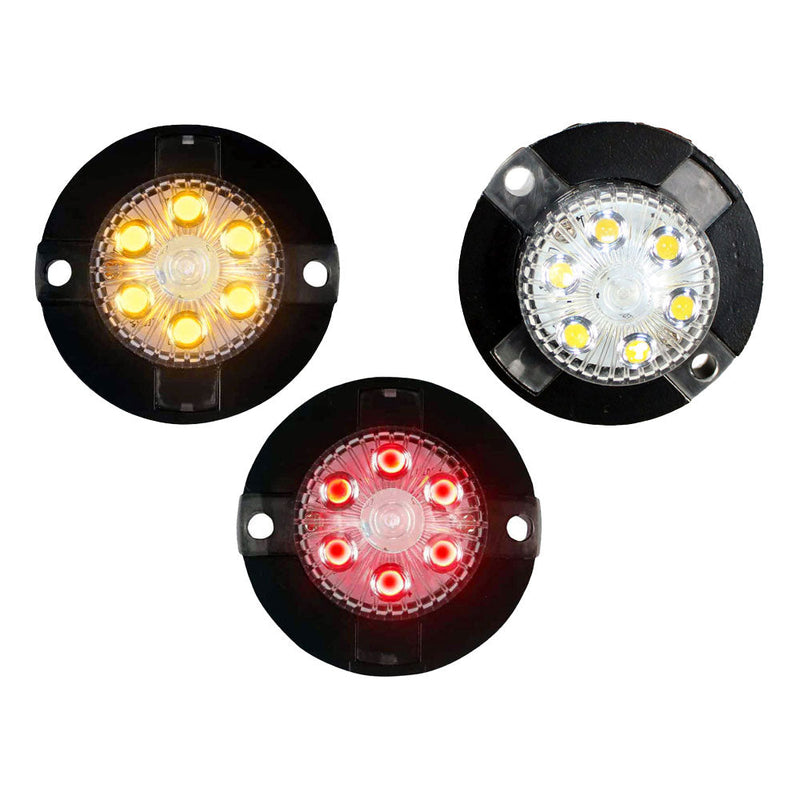 Load image into Gallery viewer, AMBER MINI-Xtreme Round LED Strobe Light