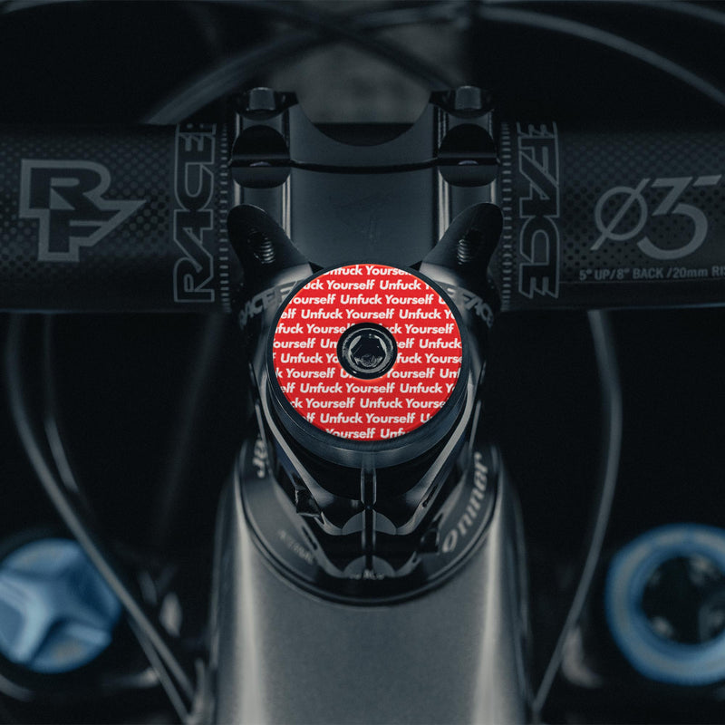 Load image into Gallery viewer, Limited Edition - Unfuck Yourself Bicycle Headset Cap