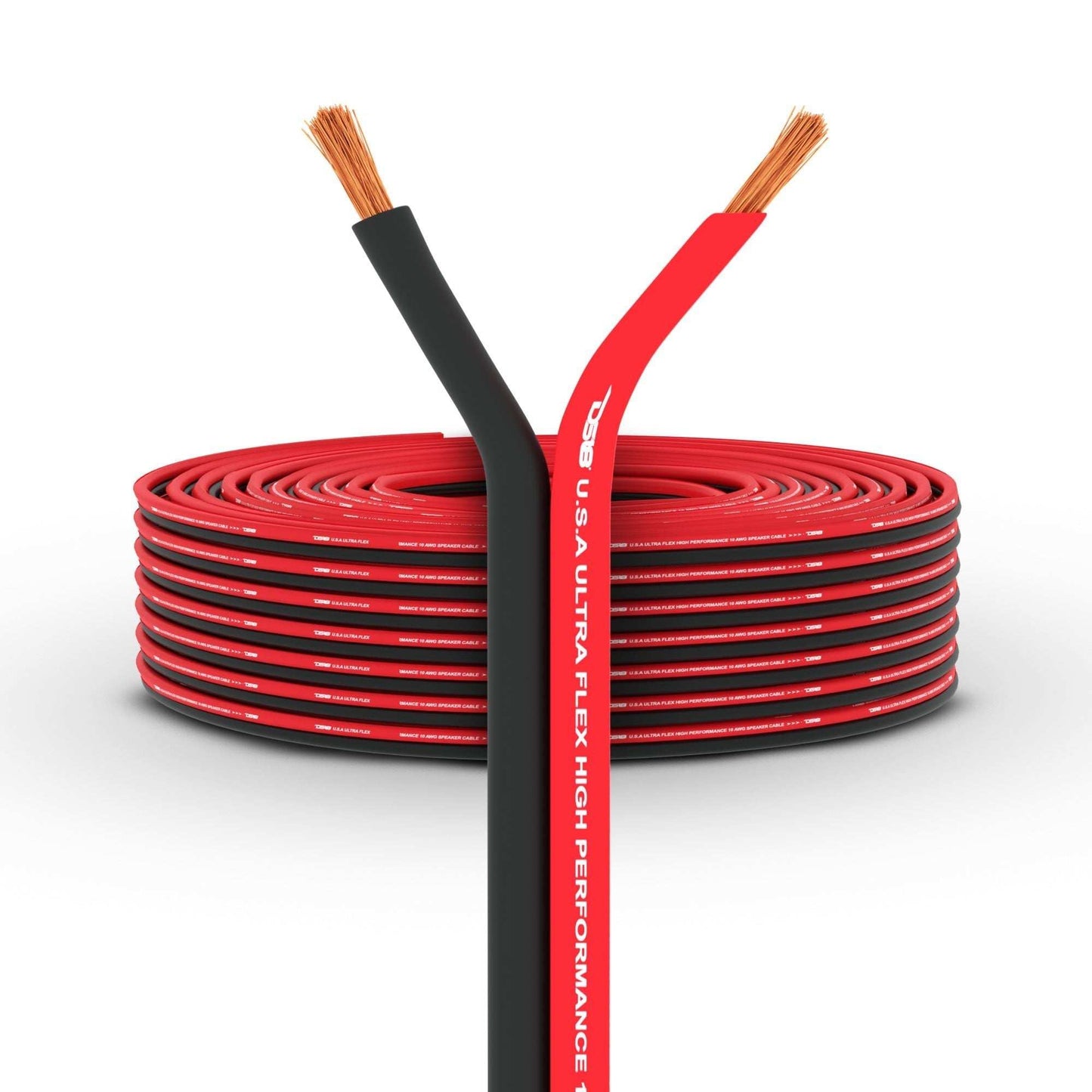 DS18 SW-10GA-100RB 10-GA Ultra Flex CCA Speaker Wire 100 Ft - Skoutley Outdoors LLC