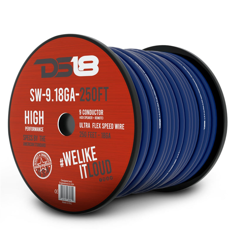 Load image into Gallery viewer, 9 X 18-GA Speed Speaker Wire 250 Feet