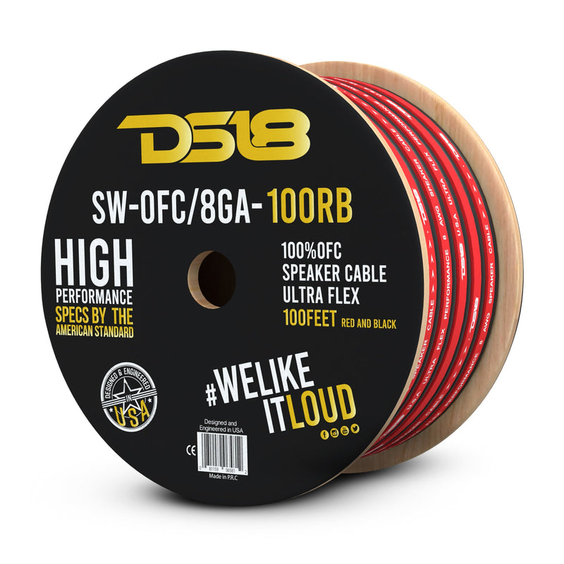 Load image into Gallery viewer, 8-GA OFC 100% Copper Speaker Wire 100 Feet