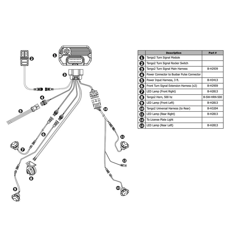 Load image into Gallery viewer, Tango2 Universal Turn-Signal Kit with All-In-One Controller