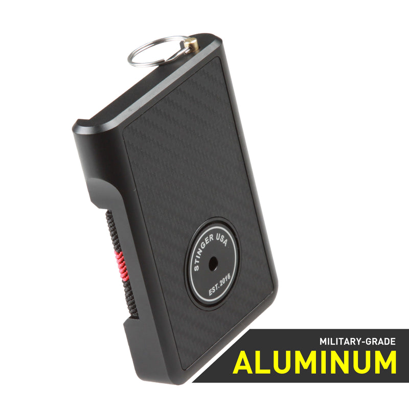 Load image into Gallery viewer, Safety Wallet With Personal Alarm ( Black Carbon Fiber)