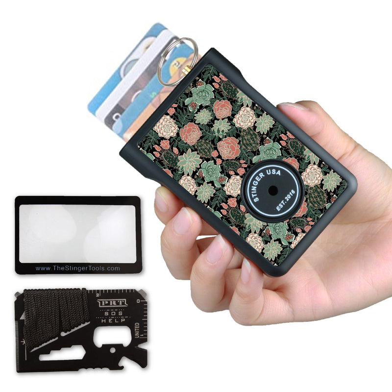 Load image into Gallery viewer, Safety Wallet With Personal Alarm Multi Functional Tool (Pink Rose)
