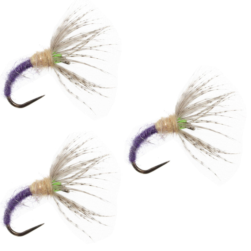 Load image into Gallery viewer, 3 Pack Grave Digger Sakasa Kebari - Tenkara Flies - Size 14