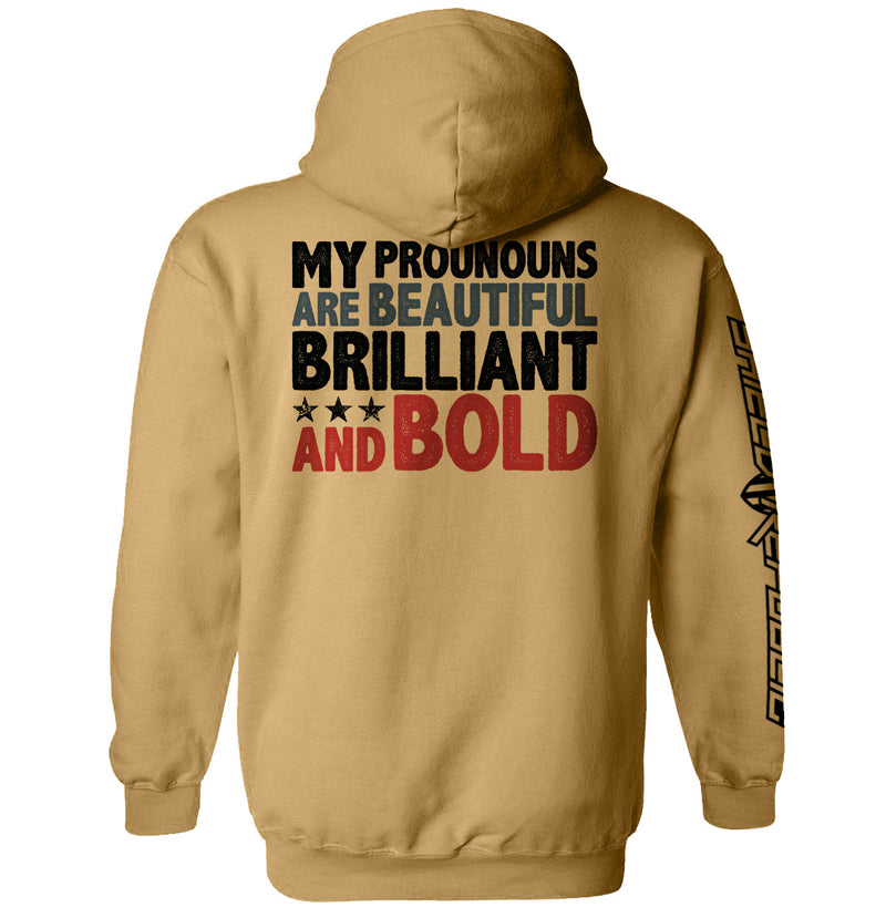 Load image into Gallery viewer, My Pronouns Are Beautiful Brilliant And Bold