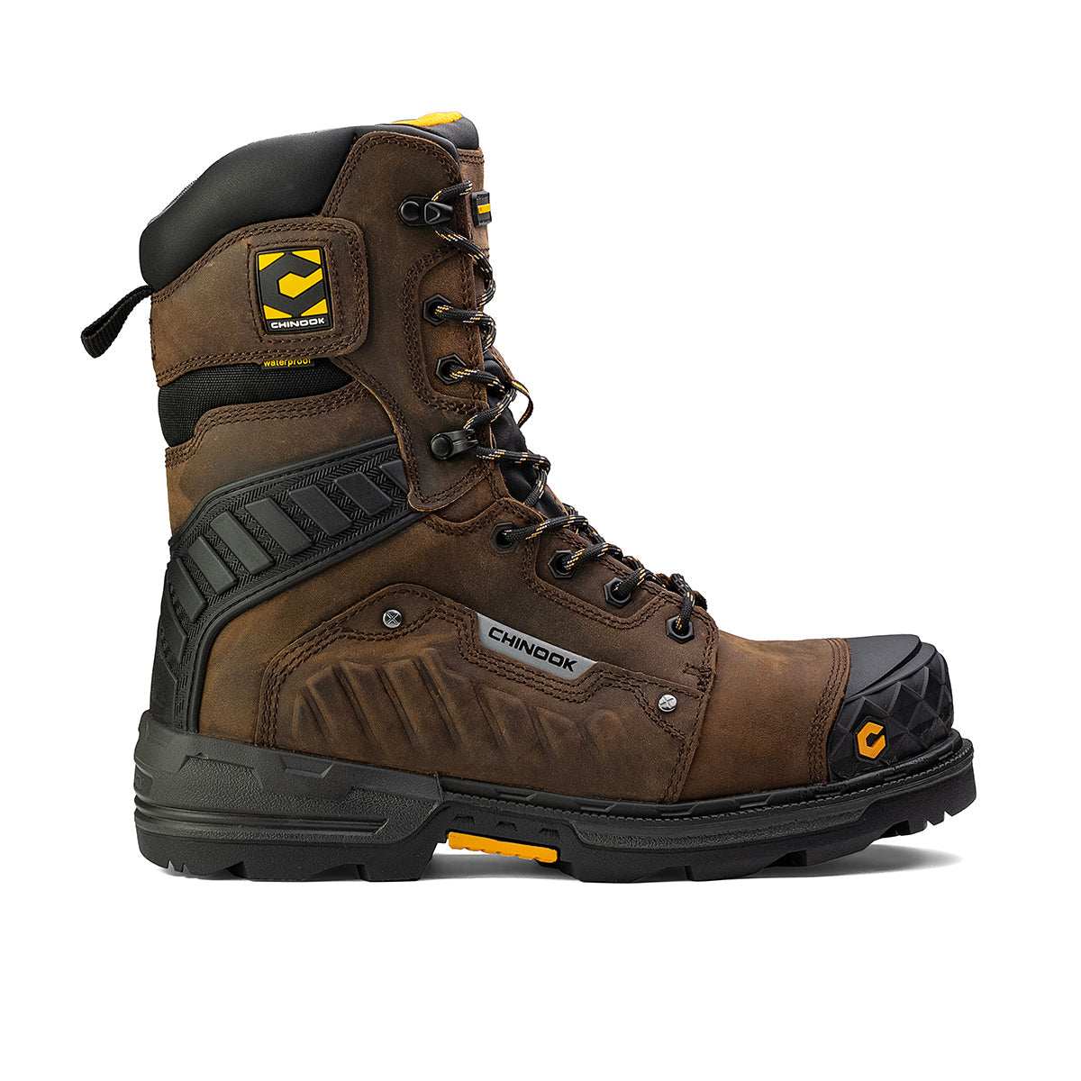 Scorpion 9” Composite Toe Men's Waterproof Work Boot – Brown - Skoutley Outdoors LLC