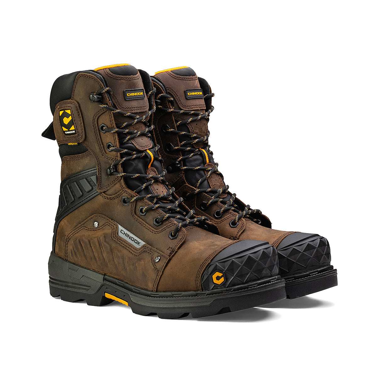 Scorpion 9” Composite Toe Men's Waterproof Work Boot – Brown - Skoutley Outdoors LLC