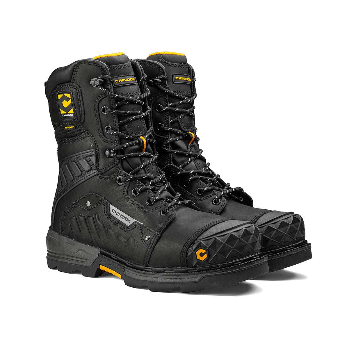 Scorpion 9” Composite Toe Men’s Waterproof Work Boot - Black - Skoutley Outdoors LLC