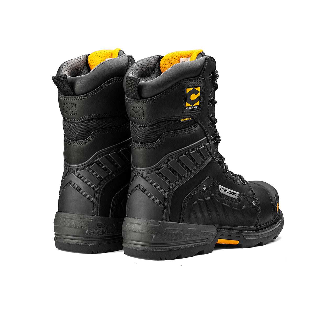 Scorpion 9” Composite Toe Men’s Waterproof Work Boot - Black - Skoutley Outdoors LLC