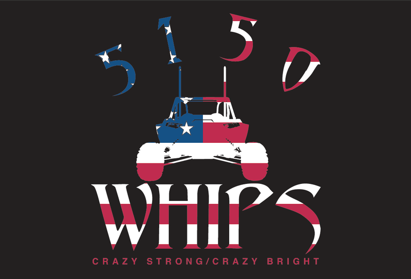 Load image into Gallery viewer, 5150 Whips Flag with American Logo