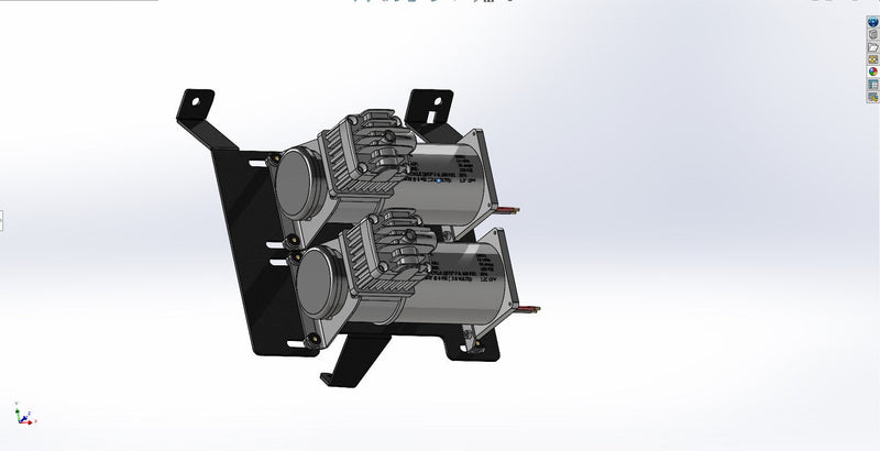 Load image into Gallery viewer, 19-24 Ram HD Gas Dual Viair Compressor Mount