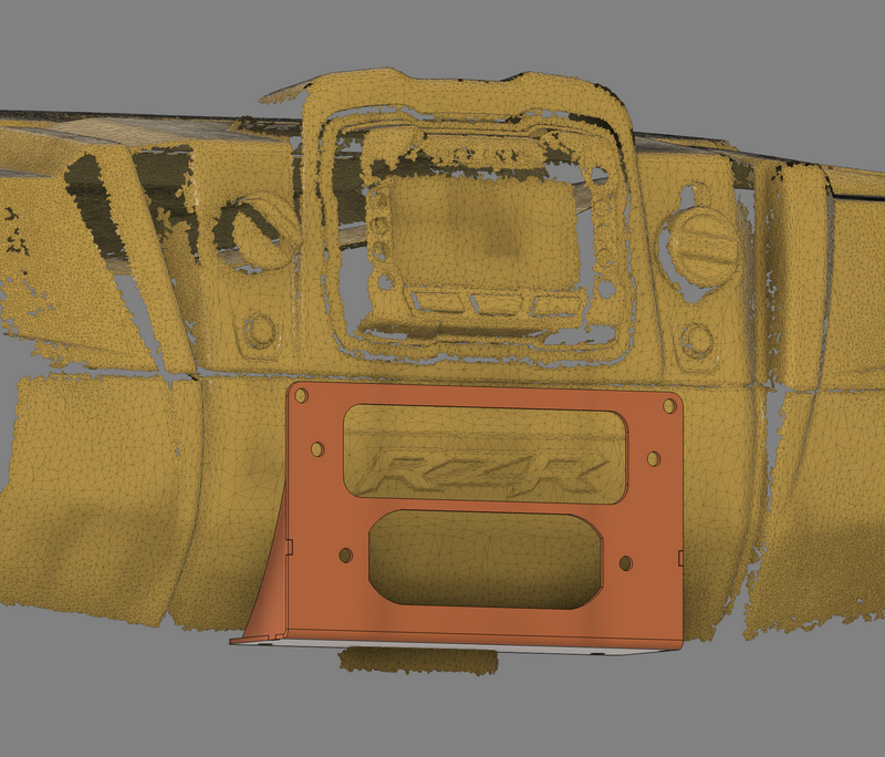 Load image into Gallery viewer, Polaris RZR 200 EFI Rugged Radios Mount (2022+)