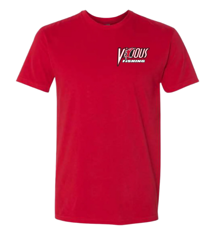 Load image into Gallery viewer, Vicious Classic "Get Vicious" Logo Tee - Premium Red