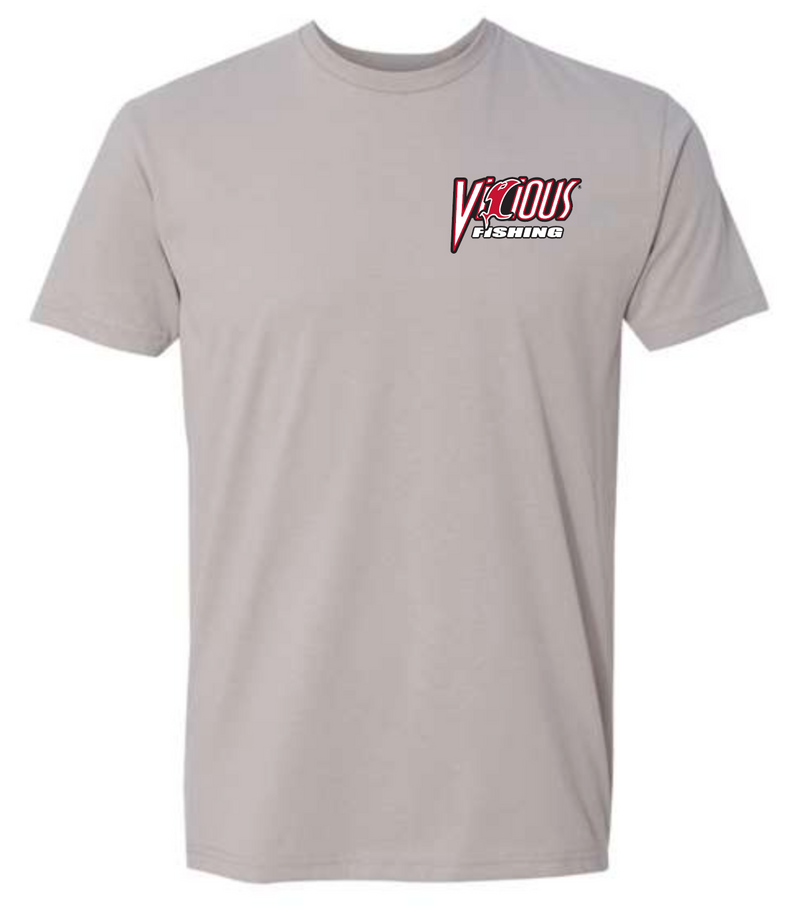 Load image into Gallery viewer, Vicious Classic "Get Vicious" Logo Tee - Premium Gray