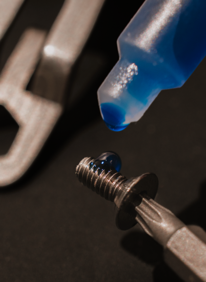 Load image into Gallery viewer, KPL *OIL TOLERANT* - Blue Medium Strength Pocketknife Threadlocker - Large Blue 10ml
