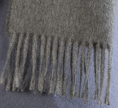 Load image into Gallery viewer, Solid Weave Brushed Alpaca Scarf