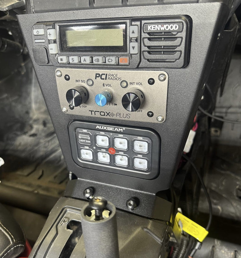 Load image into Gallery viewer, 2017-2024 Can-Am X3 PCI Radios + Auxbeam 8-Gang Switch Panel Mount