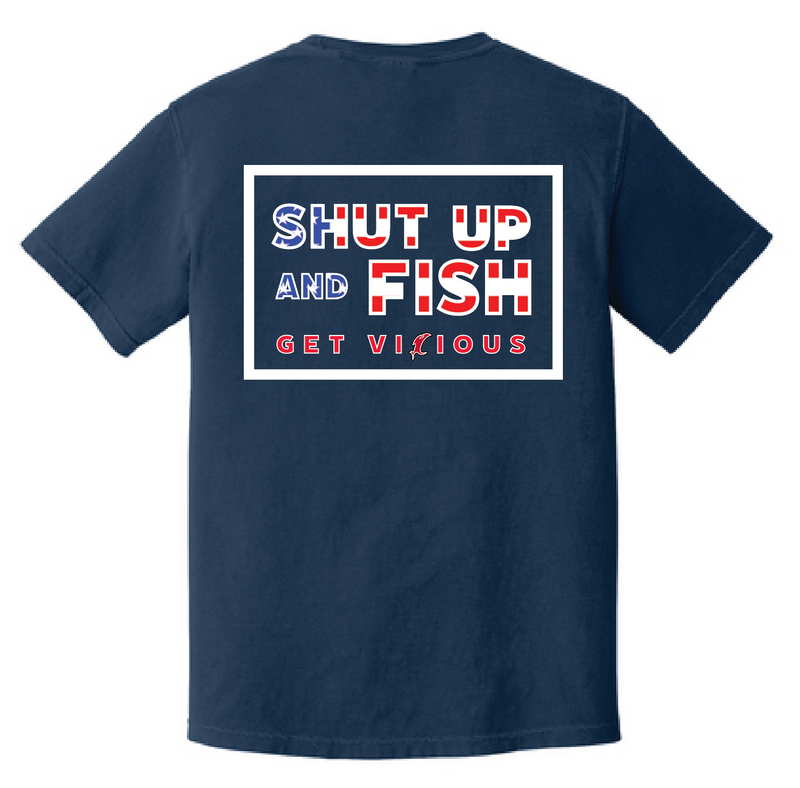 Load image into Gallery viewer, Shut Up & Fish Tee