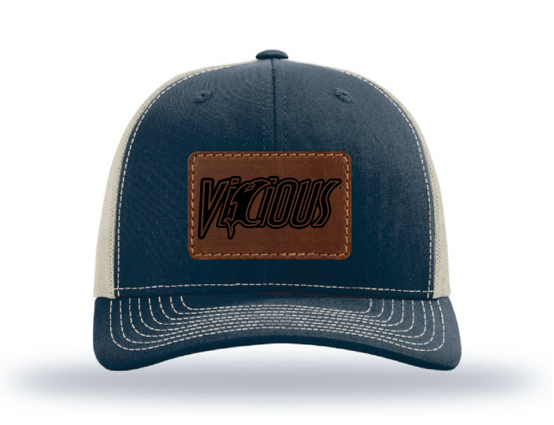 Load image into Gallery viewer, Vicious Logo - Navy/Khaki