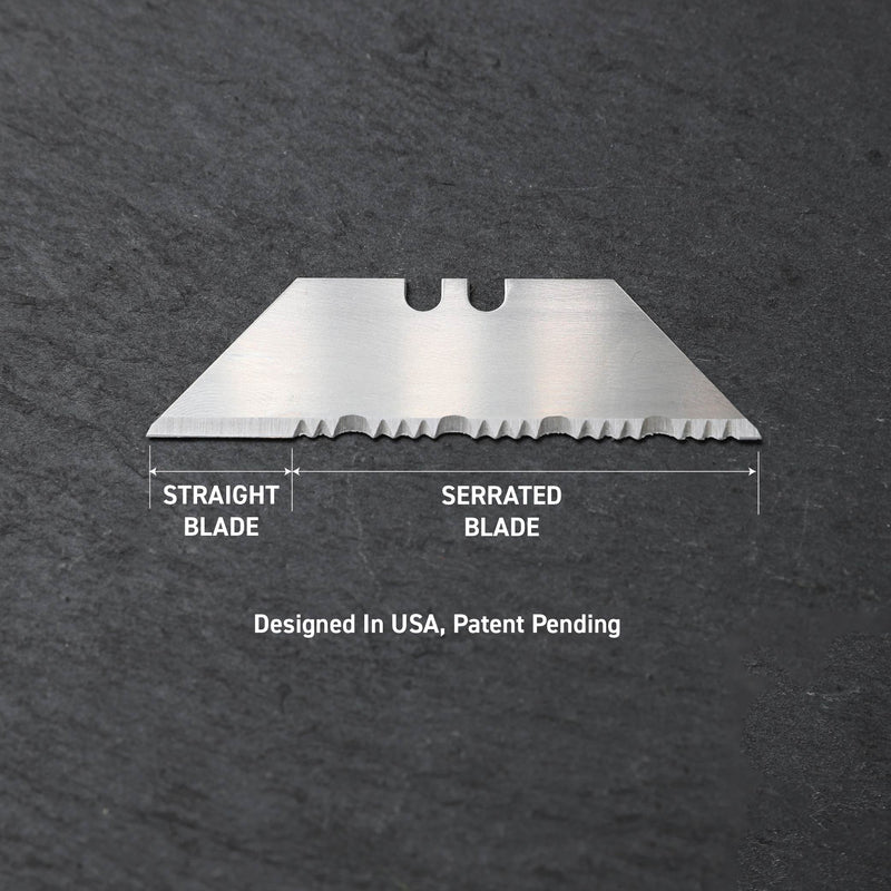 Load image into Gallery viewer, Stinger P01 Partially Serrated Utility Blade Replacement (6 pcs)