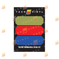 Load image into Gallery viewer, Taco Vinyl Pro Grille Decals