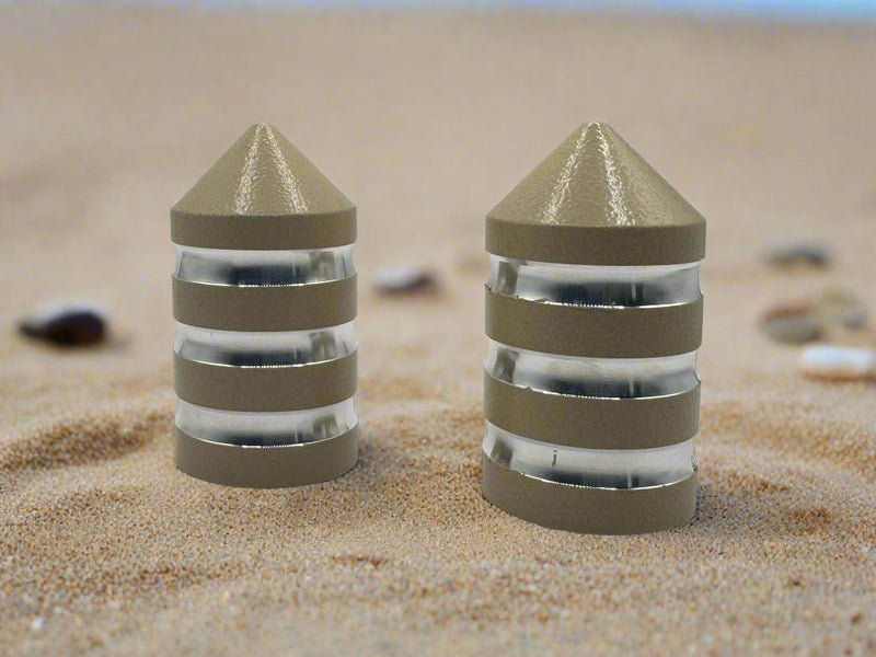 Load image into Gallery viewer, Marshin Whips Billet Magnetic Base Caps | Protective Dust Covers | Pair