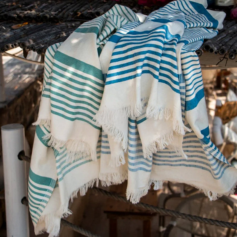 Load image into Gallery viewer, Shoreline - Turkish Beach Towel