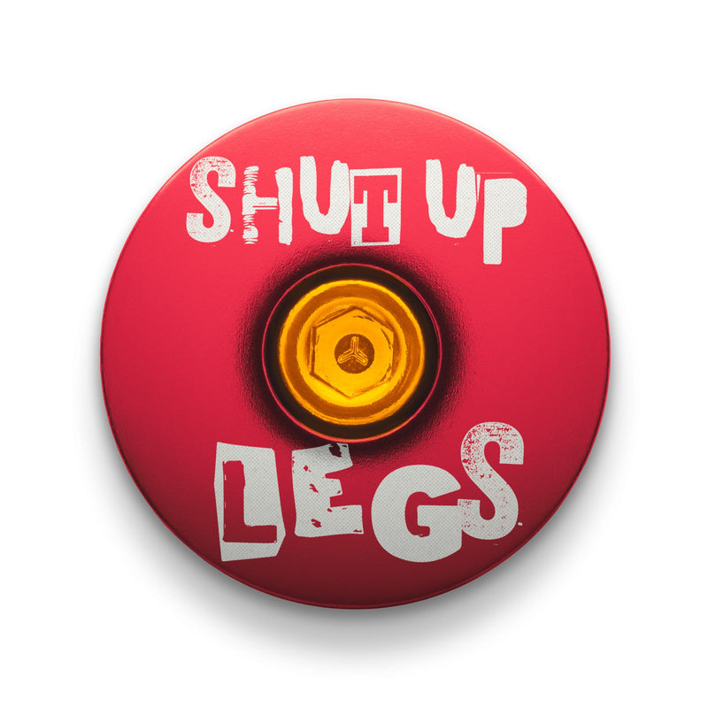 Load image into Gallery viewer, Shut Up Legs! Custom Bicycle Headset Cap