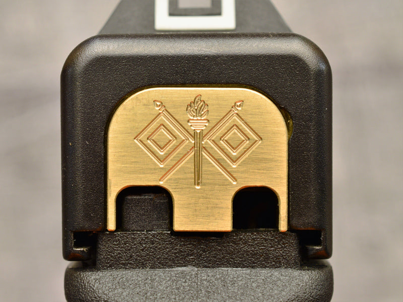 Load image into Gallery viewer, Milspin ARMY Glock Slide Back Plates (Most Popular)