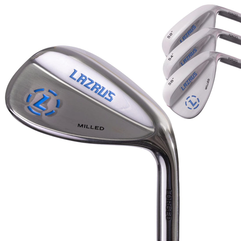 Load image into Gallery viewer, Lazrus Golf Wedges Set or Individual - Forged 50, 54, 58 | Gap, Sand, Lob Wedge (Right Hand)